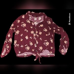 Y2K Button Down Blouse